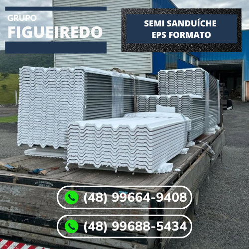 Telha Termoacústica - Semi Sanduíche