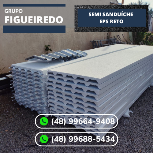 Telha Termoacústica - Semi Sanduíche