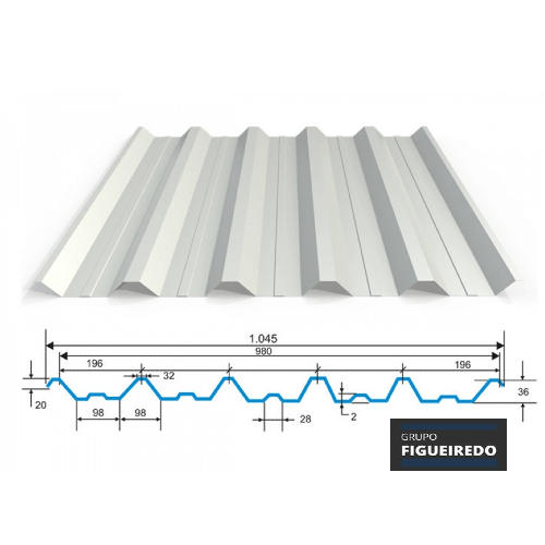 Telha Trapezoidal TP-40